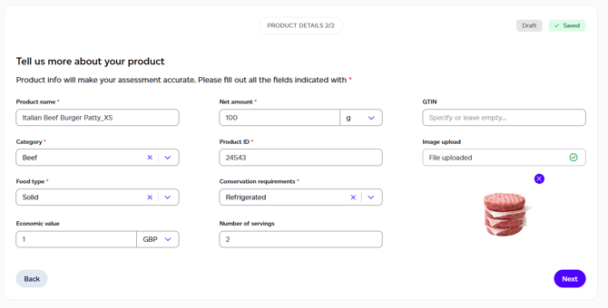 Reviewing and editing the duplicated product properties