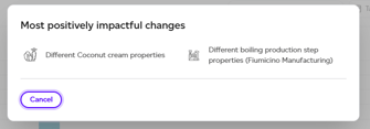Summary of changes made to the product