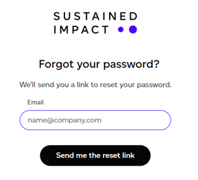Password reset prompt
